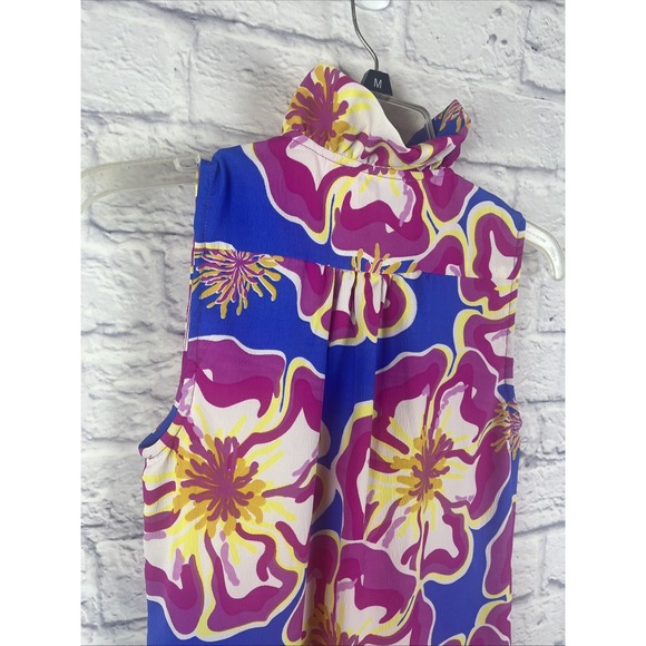 Southern Frock Resort Wear Beachy Colorful Feminine Shift Dress Size XS - Picture 9 of 11